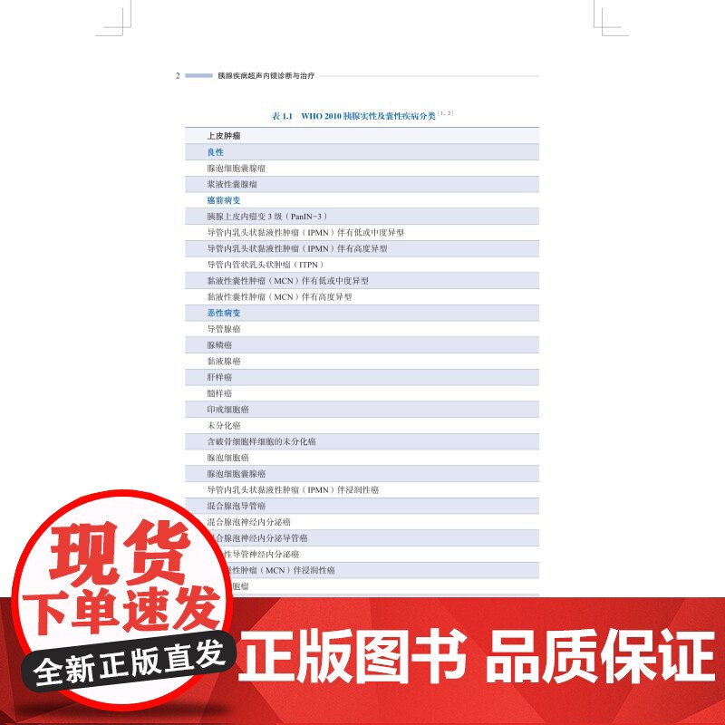 胰腺疾病超声内镜诊断与治疗 安东尼奥西奥鲁索主编尼古拉马斯卡蒂耶洛上海科学技术出版社胰腺癌消化内科高清大图