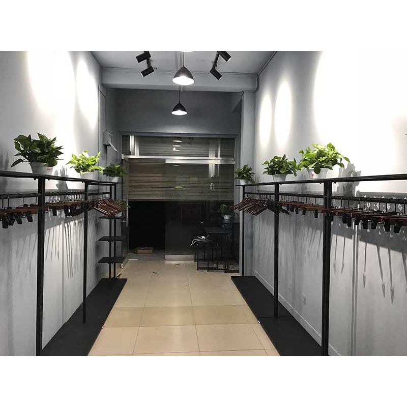 三维工匠服装店展示架落地式 童装衣架组合店铺陈列货架上墙 女装衣服架子晾晒架 三维 长120*宽40*高156(五板)高清大图