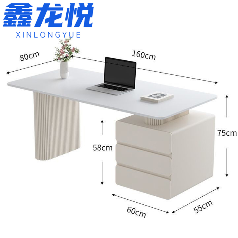 鑫龙悦老板桌1.6米张高清大图