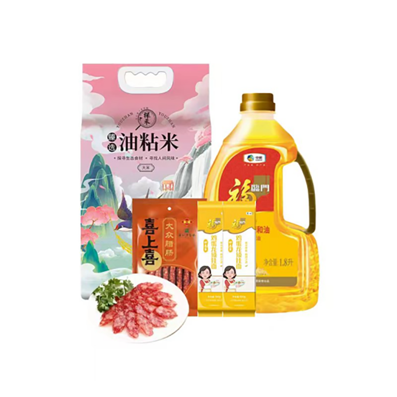 金龙鱼福临门/探禾 粮油组合 3.7kg+1.8L!