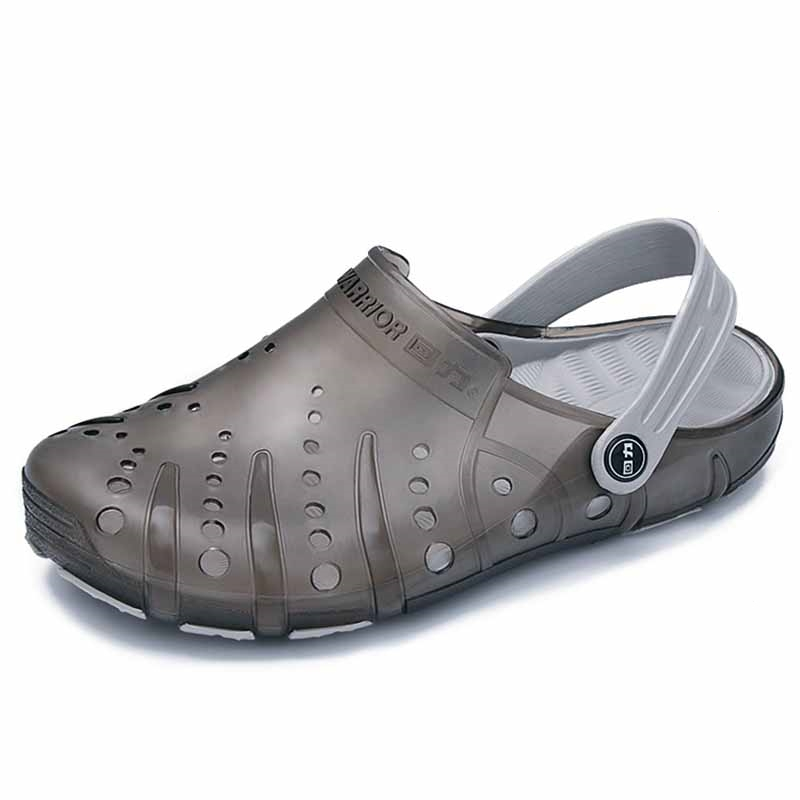 回力warrior洞洞鞋男士夏季软底透气外穿包头塑料沙滩凉拖鞋