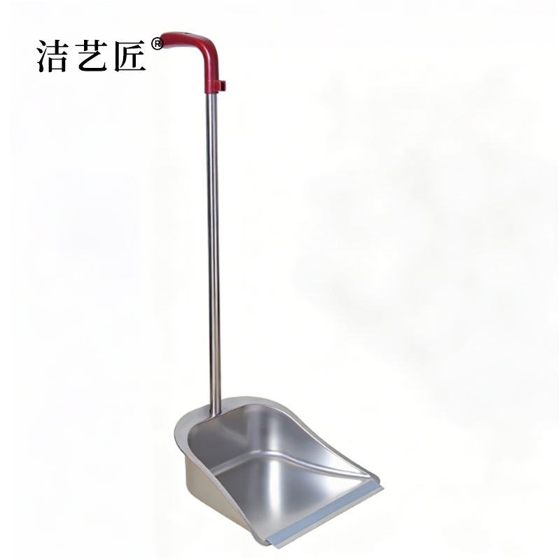 洁艺匠 JYJ386 铁皮簸箕 24*27.5*73CM(计价单位:把) 银色高清大图