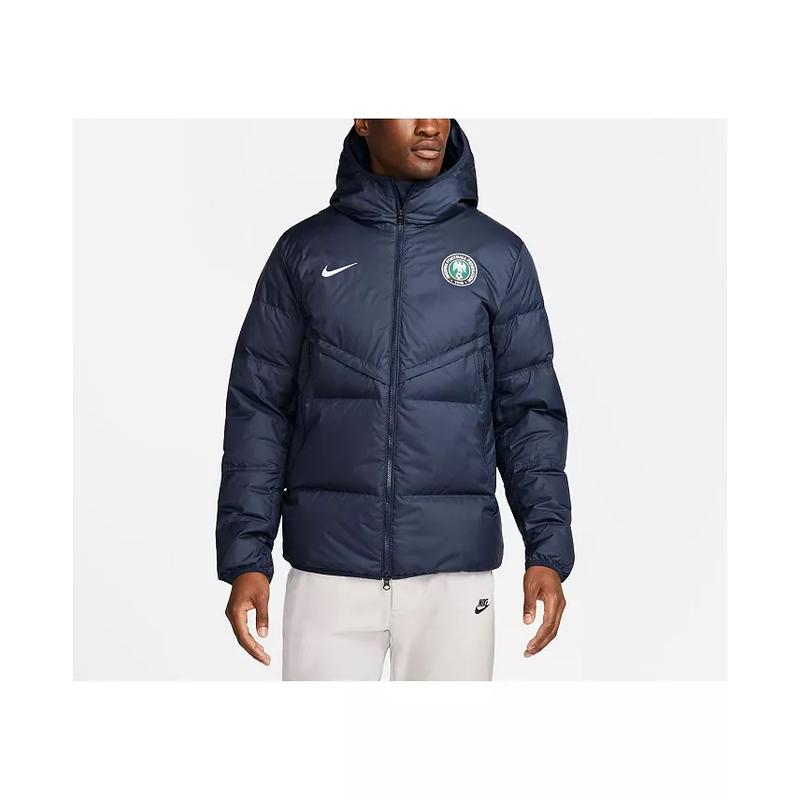 耐克(NIKE)男士黑色尼日利亚国家队防寒拉链夹克官方授权运动外套高清大图