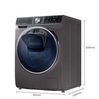 三星（SAMSUNG）9公斤安心添滚筒洗衣机 智能推荐洗衣程序 WW90M74GNOO/SC