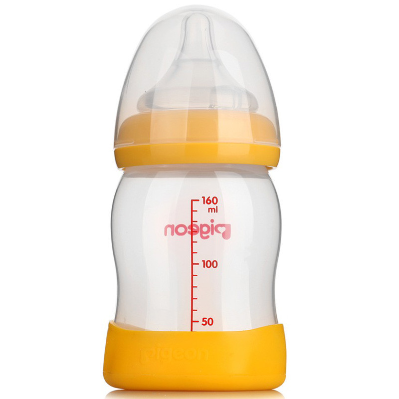 AA81贝亲自然实感宽口径PP奶瓶160ml