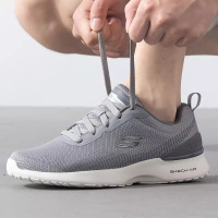 Skechers斯凯奇男鞋新款轻便缓震百搭低帮绑带运动休闲鞋232691-GRY ZP 232691-GRY/灰色 41