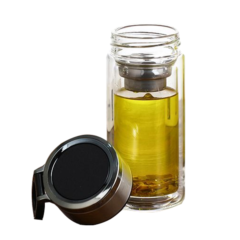 历途科技 可提玻璃水杯 300ml高清大图