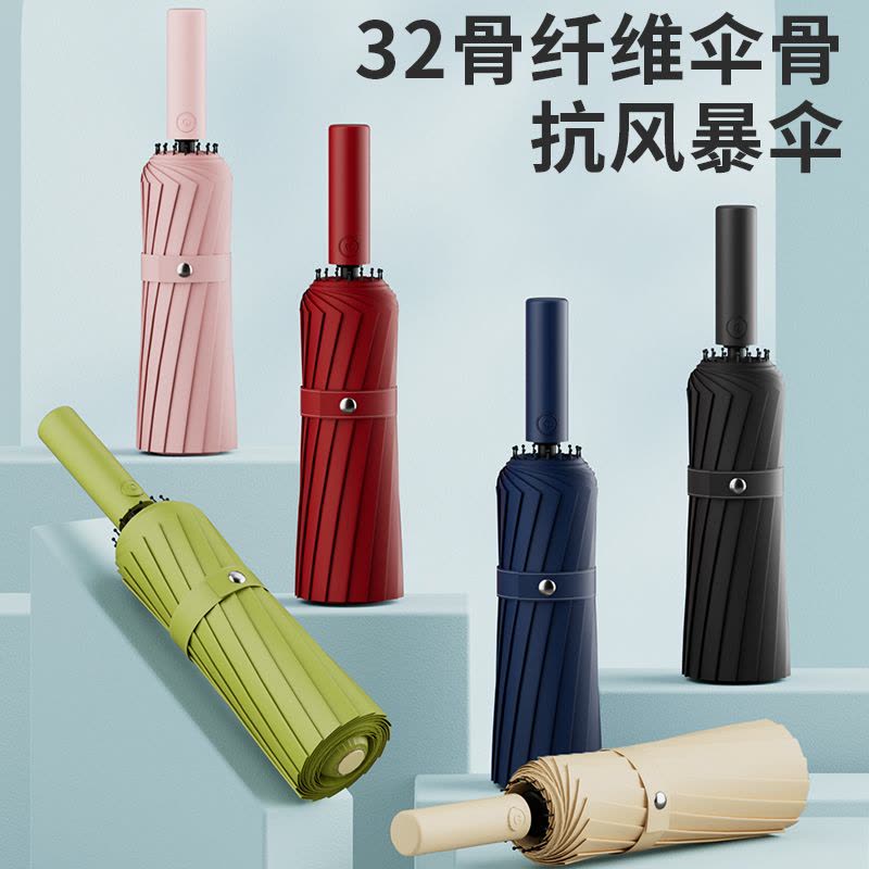 全自动雨伞男士晴雨两用伞大号折叠太阳伞女抗风暴雨专用伞遮阳伞图片