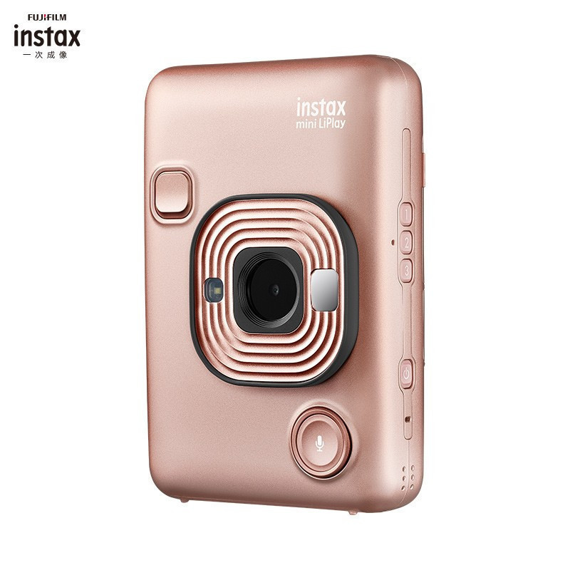 [数模来袭]富士(FUJIFILM)instax mini LiPlay腮金红 立拍立得胶片相机 套餐四(含60张相纸