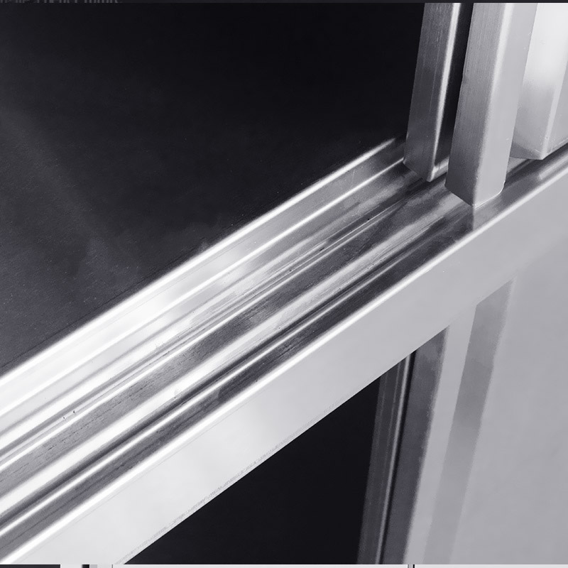 广亿隆定制厨房不锈钢保洁柜四门碗柜高清大图