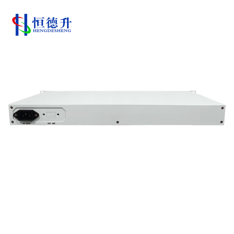 恒德升 万兆光口+8路线速物理隔离千兆网络光端机单纤LC20KM HDS-A059SBH600-OPT8GE20K高清大图