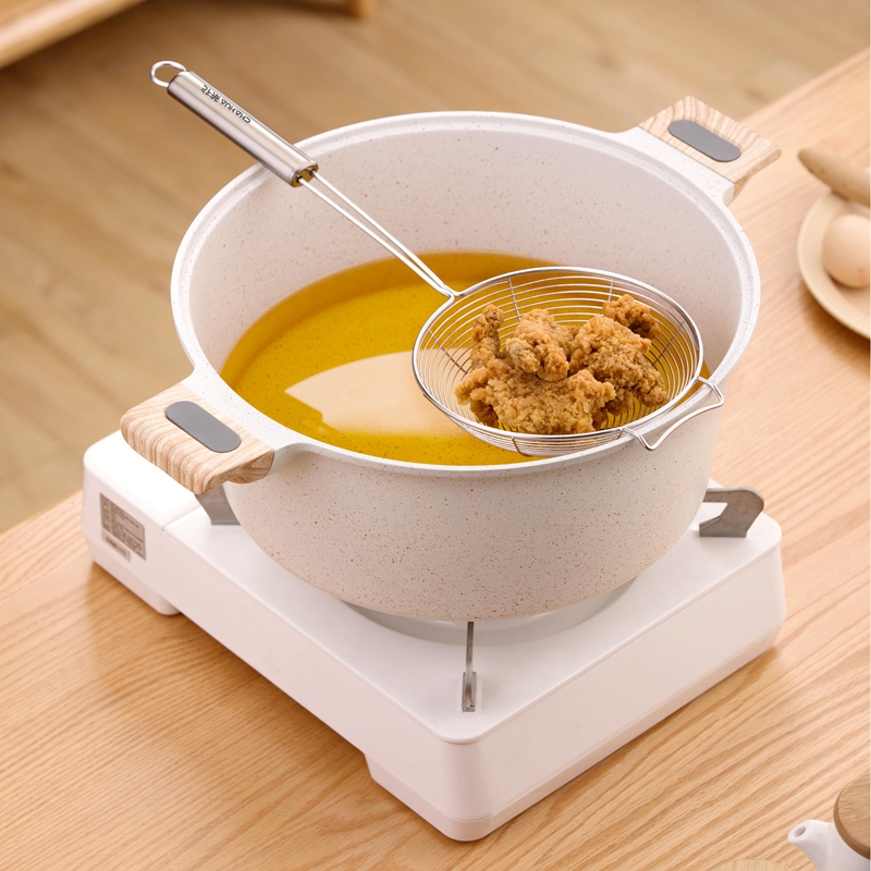 茶花甄享304不锈钢带钩线漏16 40.6*15.5cm/个高清大图