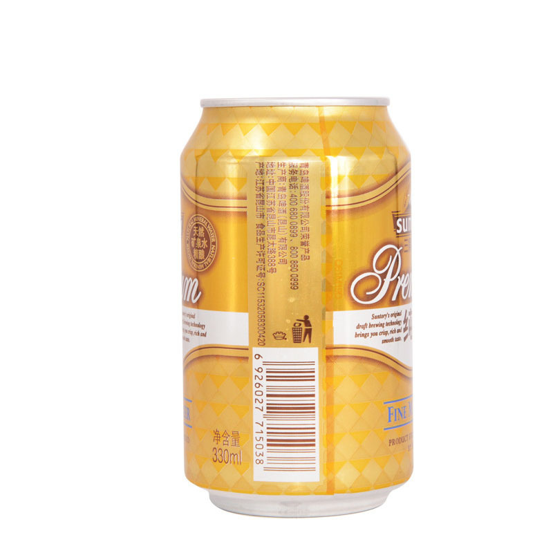 三得利啤酒(Suntory)纯生 330ml*6罐