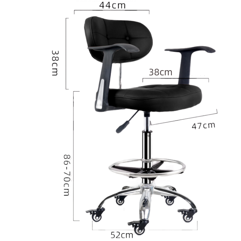 怡卓欧升降旋转椅扶手款把高清大图