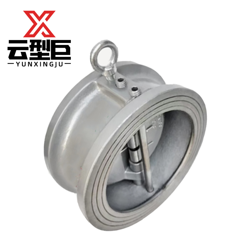 云型巨 DH76H-16铸钢蝶式止回阀 DN50 个高清大图