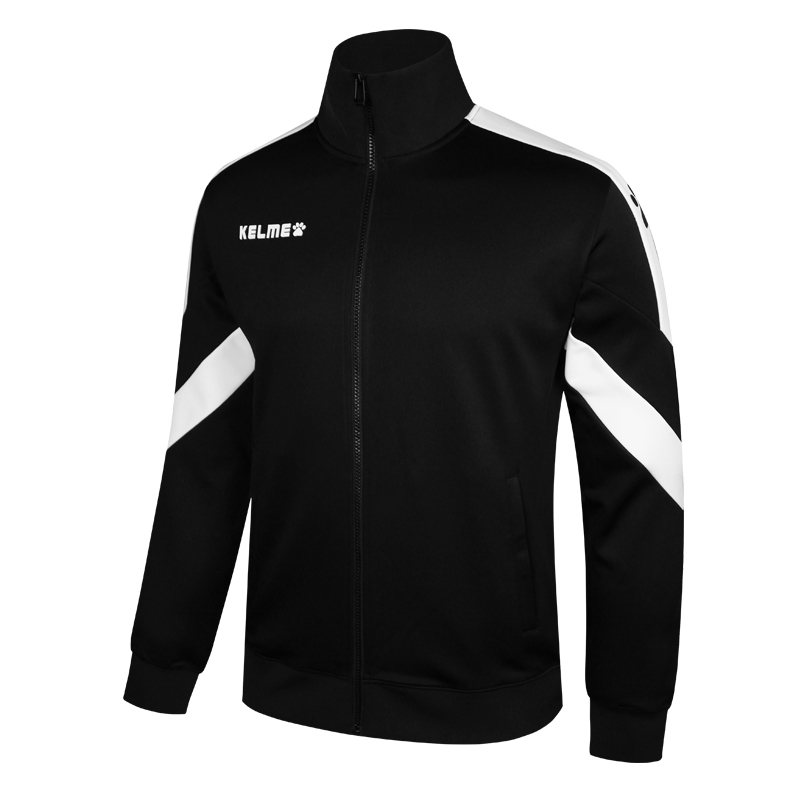 KELME/卡尔美男子针织外套2020秋季新款运动休闲茄克足球训练服男高清大图