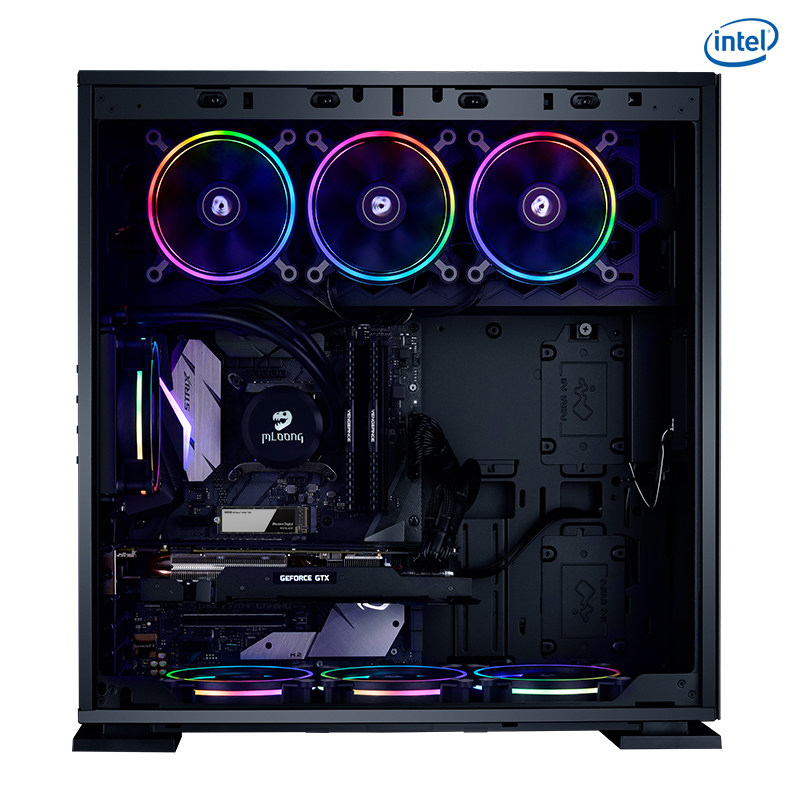名龙堂(MLOONG)i7 9700K/RTX2080Ti水冷游戏主机DIY台式组装电脑主机apex英雄