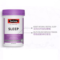 Swisse 睡眠片(缬草片) 100片/瓶 澳洲进口 膳食营养补充剂[新老包装随机发]