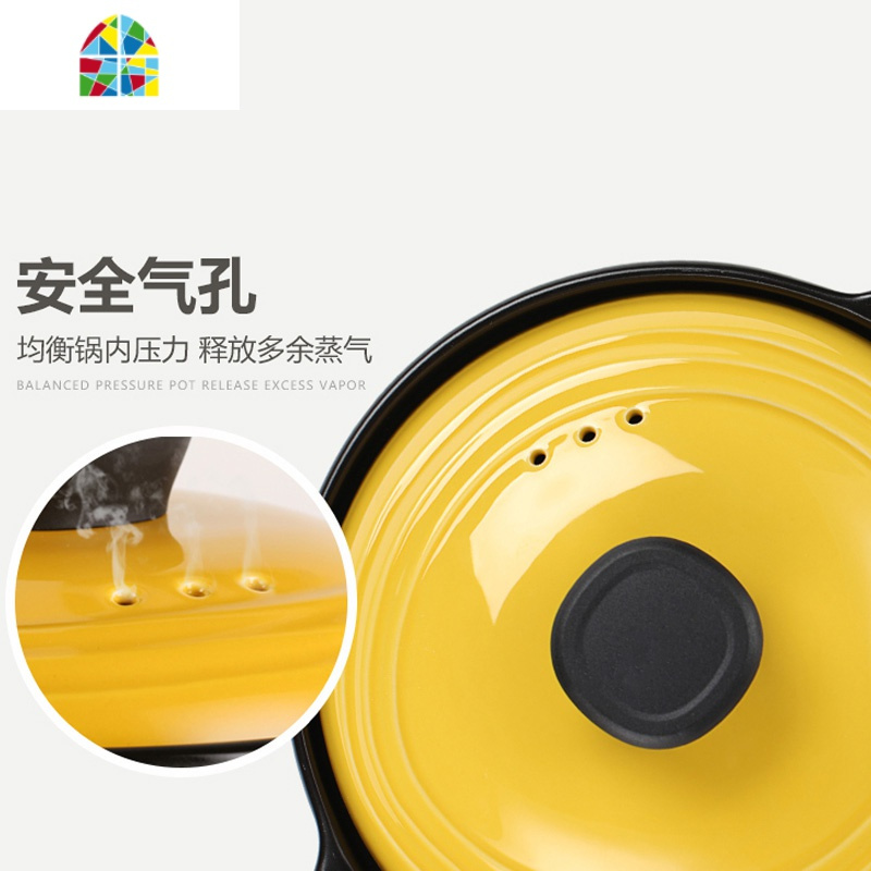 砂锅炖锅陶瓷明火家用耐高温煲汤煲仔饭汤锅带盖汤粥锅