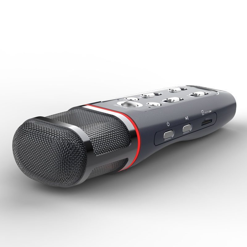 飞利浦(Philips)VTR5160多功能麦克风全民k歌唱吧喊麦声卡语音转文本录音 蓝色