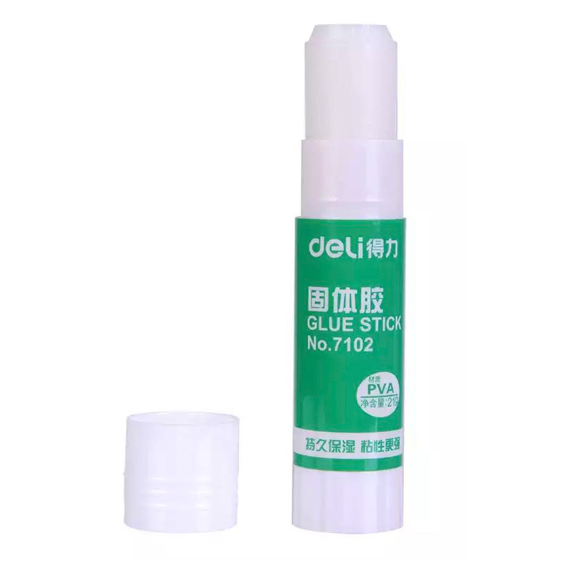得力(deli) 高粘度PVP强力固体胶7102 21g 单个的价格