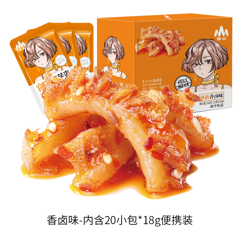 创新魔芋爽盒装[香卤味360g]高清大图