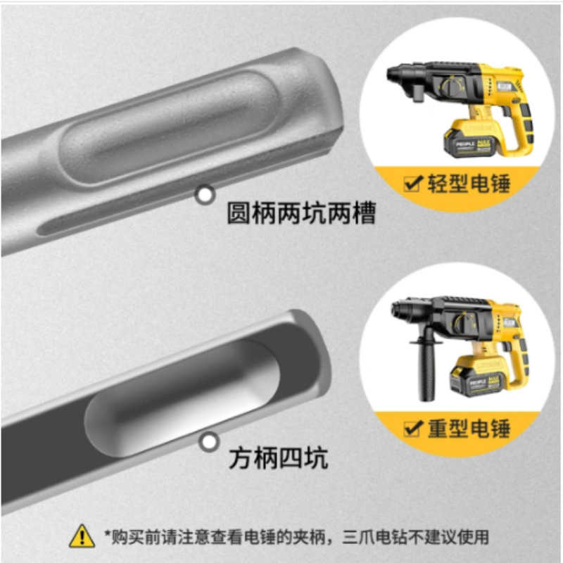 冲击钻头 方柄四坑 35*350mm 单位:只 货期5天