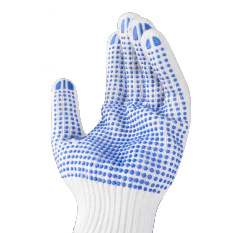 晋涵点胶手套 蓝色-均码 双高清大图