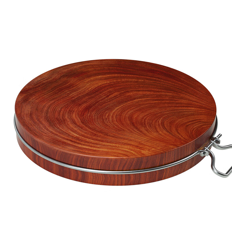 菜板 实木砧板 圆形砧板 46*5cm高清大图