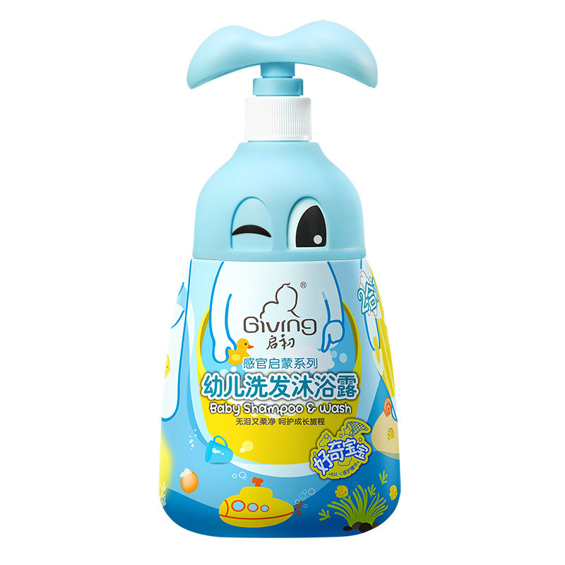 启初幼儿洗发沐浴露(好奇宝宝)580ml