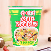 日清(NISSIN)合味道猪骨浓汤86g*12杯整箱 方便杯面速食泡面
