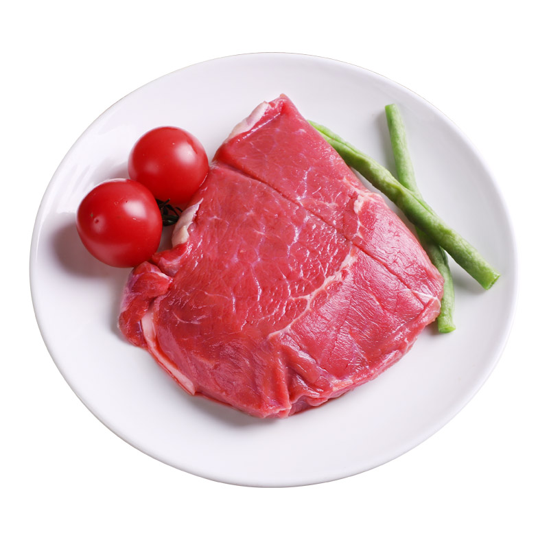 伊赛(yisai)谷饲原切牛腿肉*1袋装 300g 清真牛肉 国产新鲜高清大图