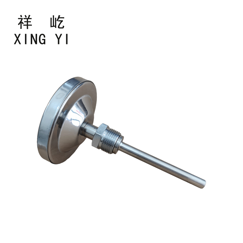 祥屹 双金属温度表 WSS401 0-100度 杆长50MM 块高清大图