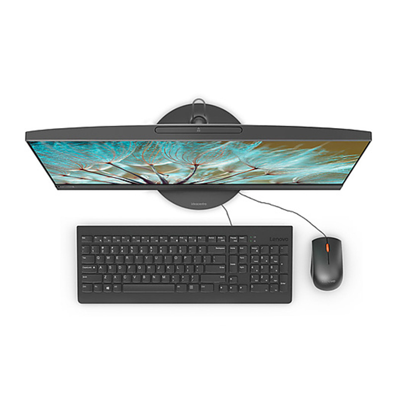 联想(Lenovo)AIO520 一体机台式电脑23.8英寸(AMD R5-2400 8G 1T 无光驱 集成显卡 银色)