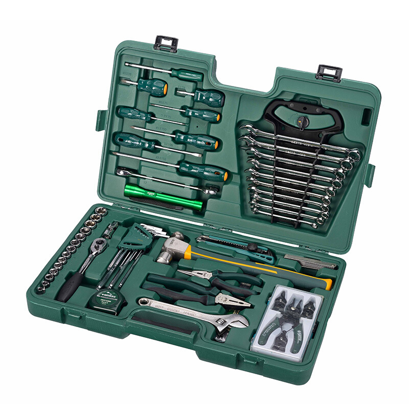 世达(SATA) 58件套装机修组套手动工具组合6.3MM 10MM 12.5MM系列综合 09516