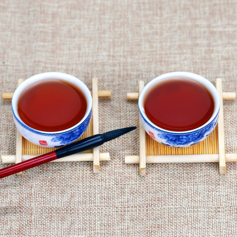 南国往事半江渔火 茶叶 陈年普洱茶 熟茶 七子饼 云南普尔茶357g