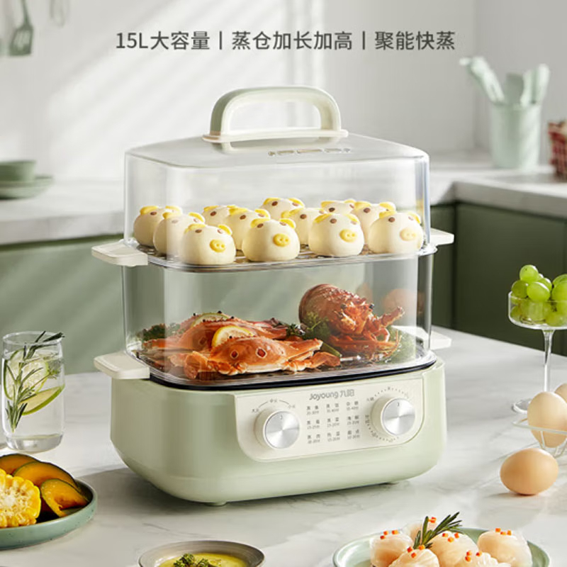九阳(Joyoung)电蒸锅 15L大容量可定时 GE611高清大图
