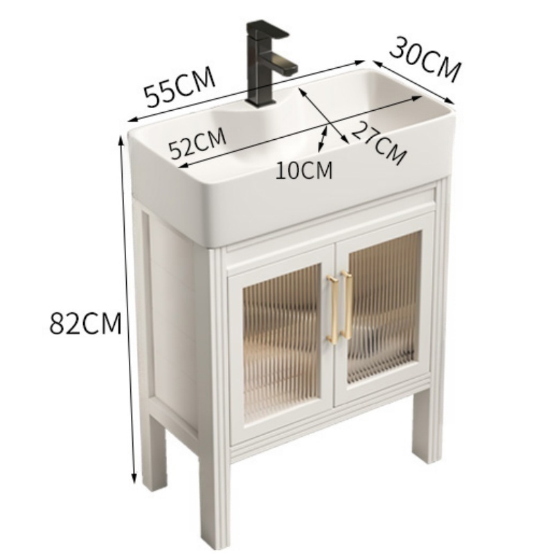 豫龙都 落地浴室柜 55cm 台高清大图