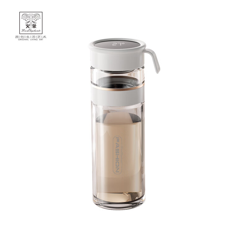 火象哈迪斯泡茶师玻璃杯白色HXB-B176(550ml)个高清大图