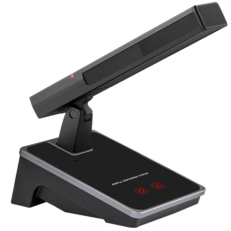 润普Runpu会议音频扩声系统 专业有线手拉手会议话筒麦克风方管短杆鹅颈麦主席单元RP-S-YXS9208C高清大图