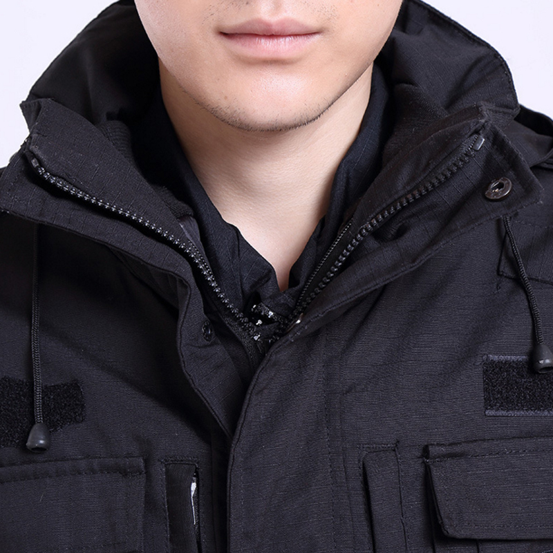 谋福 cnmf 9529 特勤作训大衣 保安棉衣 防寒棉服 特战特训大衣冬季