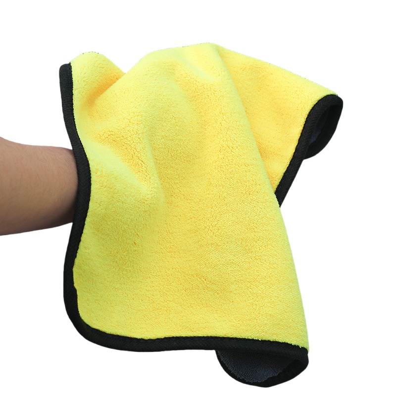 洁能尚 JNS0427 30*60cm 108g 1块/包 高密珊瑚绒清洁 抹布(计价单位:包)灰黄色高清大图