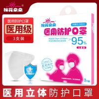 【套餐多多 优惠多多】棉花朵朵医用口罩防尘防雾霾防工业粉尘防花粉男女儿童透气 成人/ 儿童 备注发货