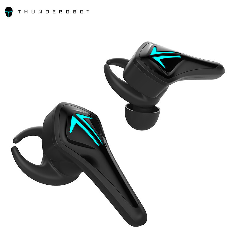 雷神(ThundeRobot)TWS真无线游戏耳机HL10入耳式游戏音乐运动耳麦苹果华为小米手机 黑色