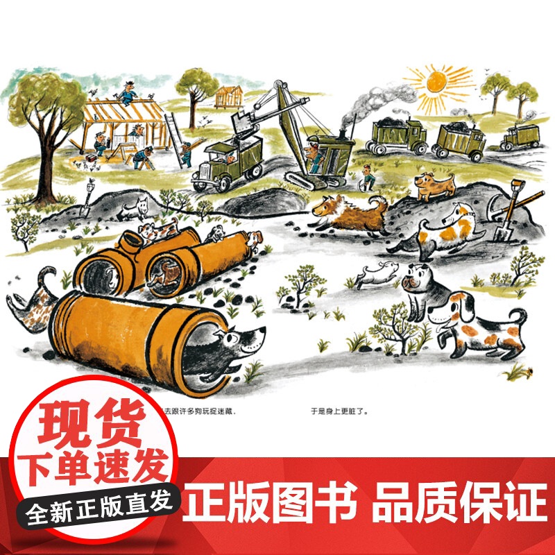 好脏的哈利硬壳精装图画书爱心树读者出版社绘本适合2岁以上亲子共读正版童书高清大图