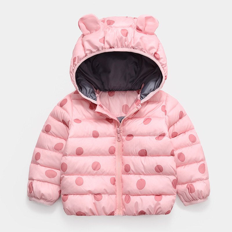 2019胖胖象冬季p48新款男女童装小孩小耳朵可爱保暖羽绒棉服棉衣