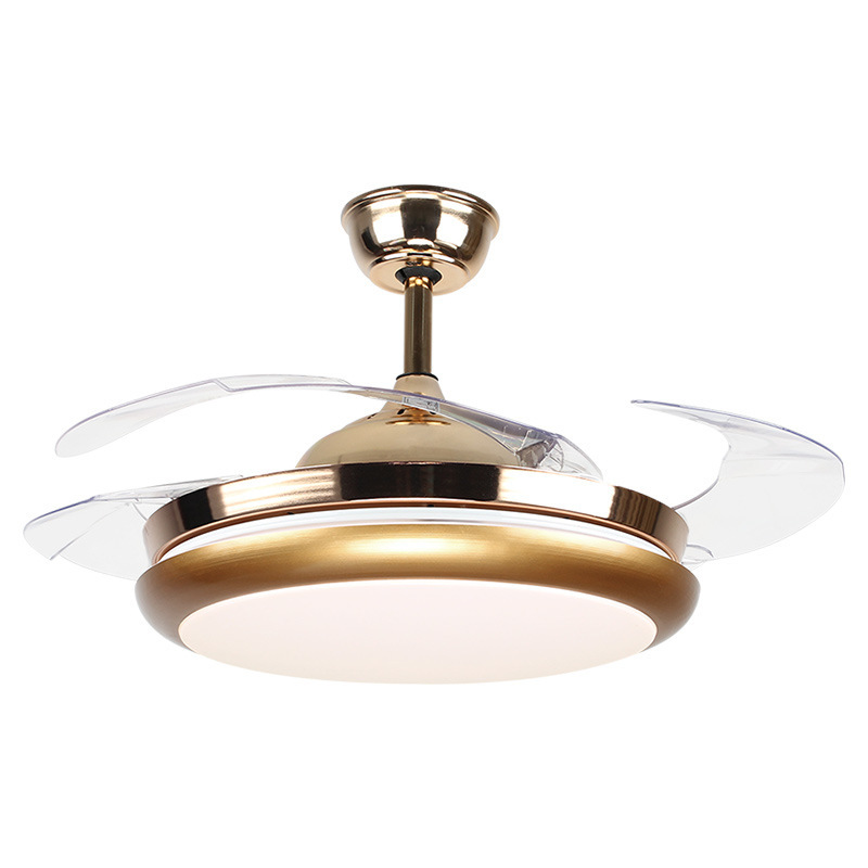 隐形风扇灯吊扇灯北欧客厅餐厅卧室家用带风扇的简约现代电扇吊灯42xj