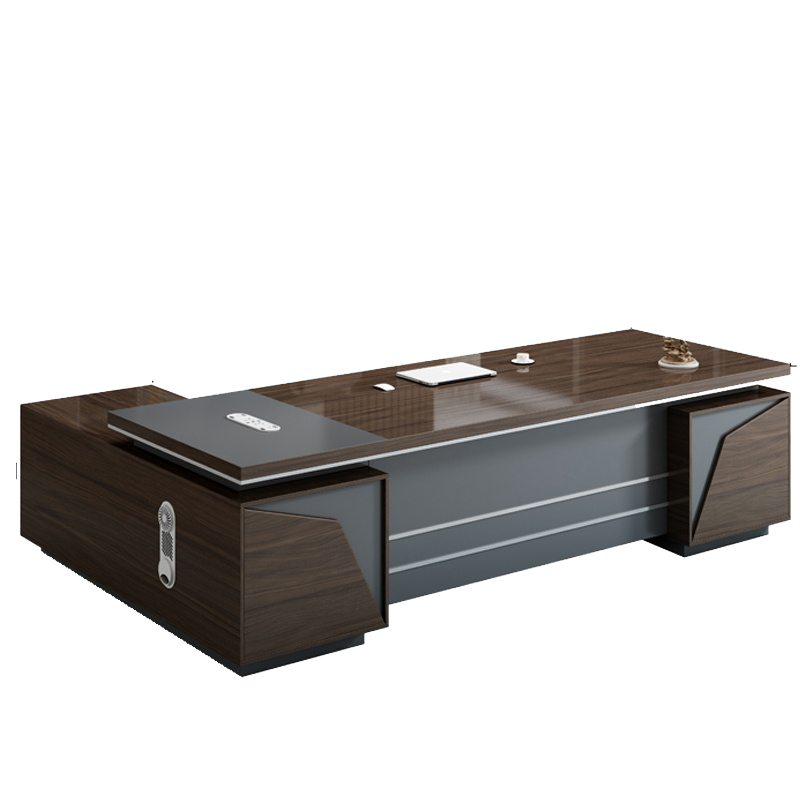 圣承启 电脑桌 2.4米带椅张高清大图