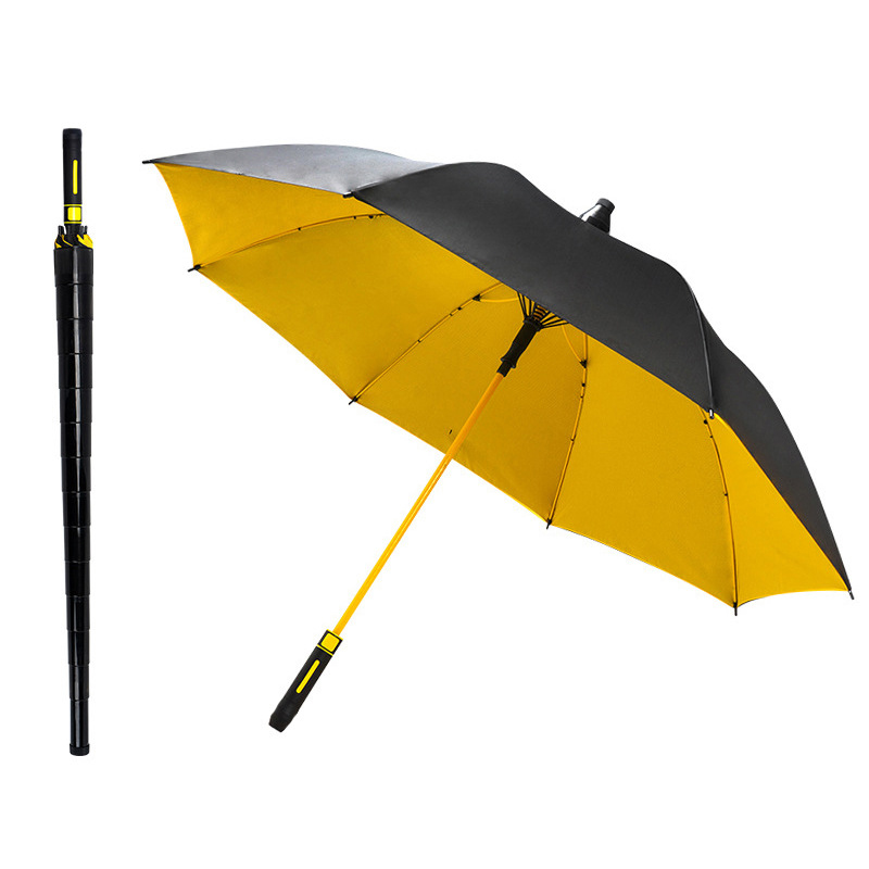 围盛 长柄雨伞商务抗风雨伞 8骨 把高清大图