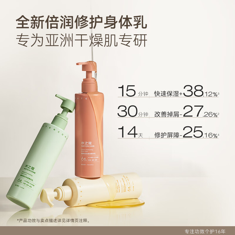 水之蔻精粹信润身体精华乳玉兰白檀300g(TT)(10件起订)高清大图
